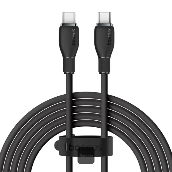 Baseus Pudding Series Type-C to Type-C Fast Charging Cable 100W 5A 1.2M Baseus Pudding Series Type-C to Type-C Fast Charging Cable 100W 5A 1.2M